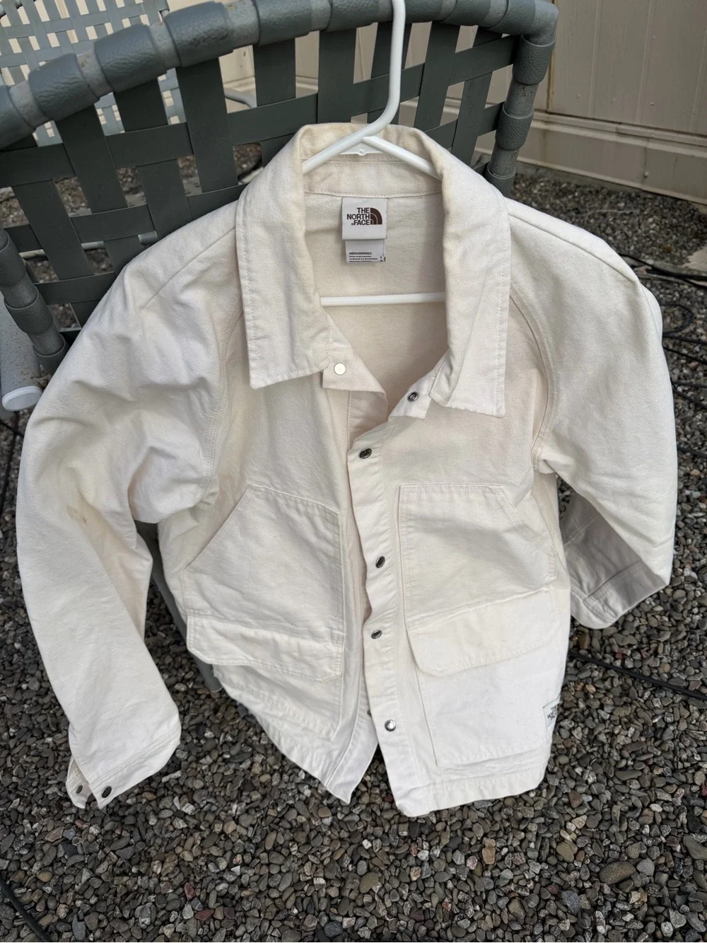 The North Face Men's Cream Canvas Field Jacket